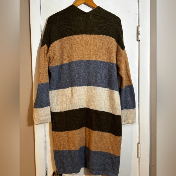 Active USA Striped Open-Front Cardigan Sweater - Picture 6 of 6